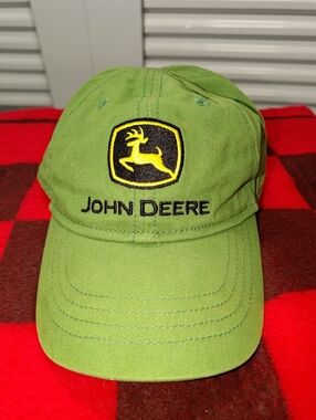 John Deere Embroidered Trucker Elastic Band Cap Hat Toddler OS